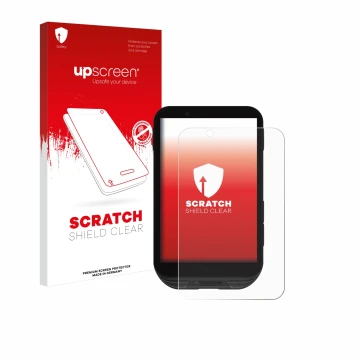 Face avant d’un emballage produit avec le logo de la marque upscreen. À côté, l’appareil iGPSPORT igs800 est représenté avec l