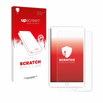 Face avant d’un emballage produit avec le logo de la marque upscreen. À côté, l’appareil Mechen H1 est représenté avec la prot
