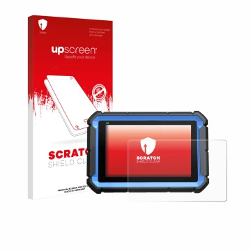 Face avant d’un emballage produit avec le logo de la marque upscreen. À côté, l’appareil Topdon ArtiDiag Pro est représenté av
