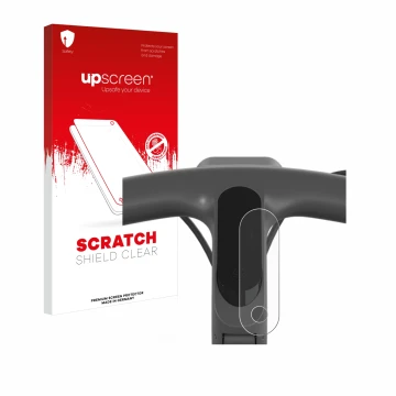 Face avant d’un emballage produit avec le logo de la marque upscreen. À côté, l’appareil Egret Ey 1 est représenté avec la pro