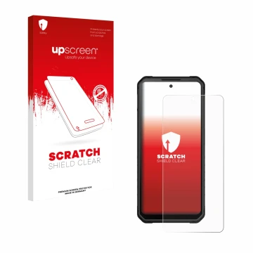 Face avant d’un emballage produit avec le logo de la marque upscreen. À côté, l’appareil iiiF150 Raptor LTD est représenté ave