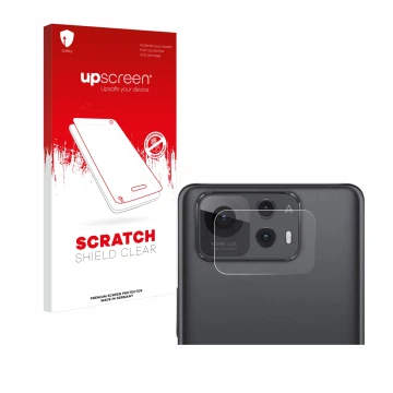 Face avant d’un emballage produit avec le logo de la marque upscreen. À côté, l’appareil ASUS ZenFone 12 Ultra (Caméra UNIQUEM