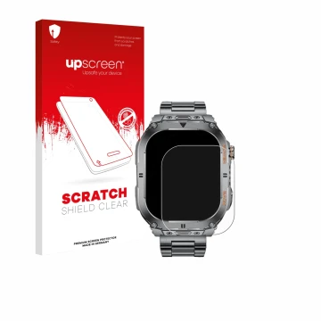 Face avant d’un emballage produit avec le logo de la marque upscreen. À côté, l’appareil SUNKTA EF9-A 2.13