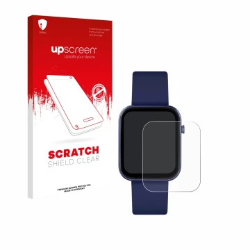 Face avant d’un emballage produit avec le logo de la marque upscreen. À côté, l’appareil Reflex Active Series 13 est représent