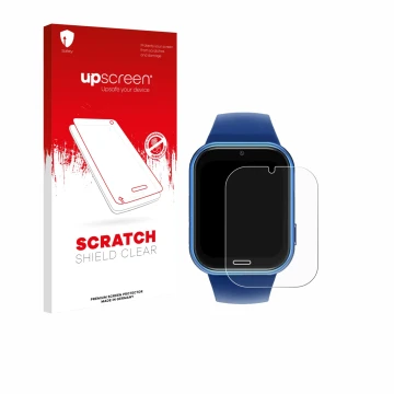 Face avant d’un emballage produit avec le logo de la marque upscreen. À côté, l’appareil CATGIFF X53 est représenté avec la pr