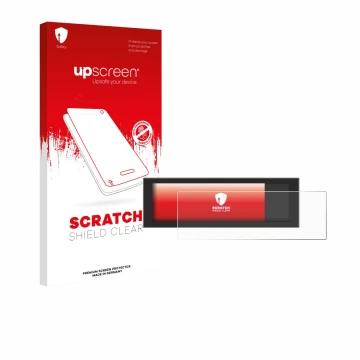 Face avant d’un emballage produit avec le logo de la marque upscreen. À côté, l’appareil EcoFlow DELTA 3 Plus est représenté a