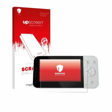 Face avant d’un emballage produit avec le logo de la marque upscreen. À côté, l’appareil Philips Avent SCD951/26 est représent