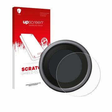 Face avant d’un emballage produit avec le logo de la marque upscreen. À côté, l’appareil Honda CL500 est représenté avec la pr