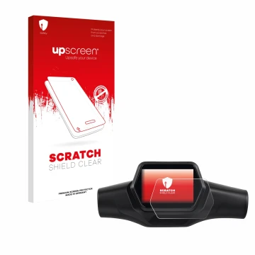 Face avant d’un emballage produit avec le logo de la marque upscreen. À côté, l’appareil Segway Ninebot ZT3 Pro D est représen