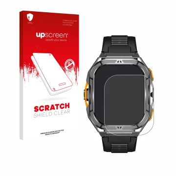 Face avant d’un emballage produit avec le logo de la marque upscreen. À côté, l’appareil Stahlgear Thor 3.0 est représenté ave