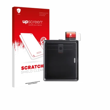 Face avant d’un emballage produit avec le logo de la marque upscreen. À côté, l’appareil Anycubic Kobra S1 / S1 Combo est repr