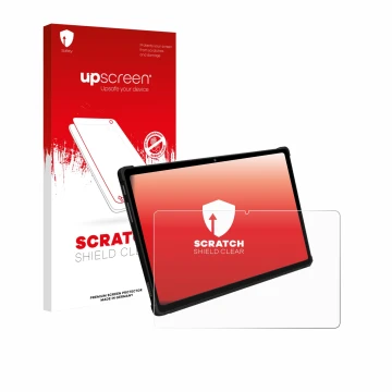 Face avant d’un emballage produit avec le logo de la marque upscreen. À côté, l’appareil FASTWD X609 T181-EEA 11