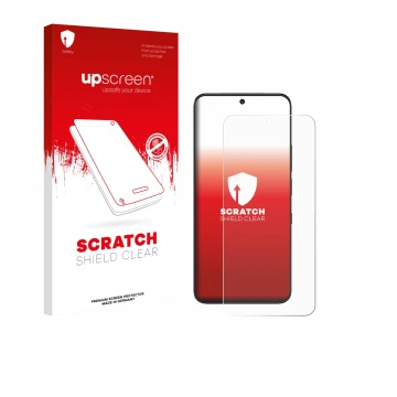Face avant d’un emballage produit avec le logo de la marque upscreen. À côté, l’appareil TCL NXTPAPER 60 Ultra est représenté 