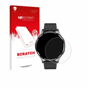 Face avant d’un emballage produit avec le logo de la marque upscreen. À côté, l’appareil Lgnitek GE30-H 1.43