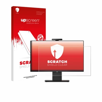 Face avant d’un emballage produit avec le logo de la marque upscreen. À côté, l’appareil Lenovo ThinkCentre M70a Gen 6 est rep