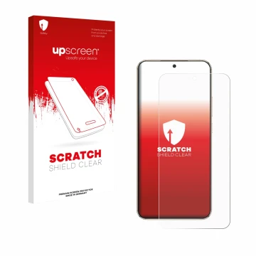 Face avant d’un emballage produit avec le logo de la marque upscreen. À côté, l’appareil Honor Magic 8 Lite est représenté ave