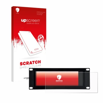 Face avant d’un emballage produit avec le logo de la marque upscreen. À côté, l’appareil GeeekPi DP-0059 7.84