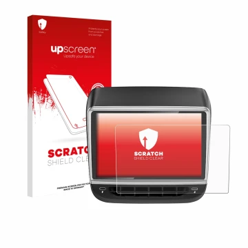 Face avant d’un emballage produit avec le logo de la marque upscreen. À côté, l’appareil Tlyard T10 est représenté avec la pro