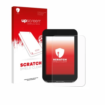 Face avant d’un emballage produit avec le logo de la marque upscreen. À côté, l’appareil Bikevee BKV310A 2.4