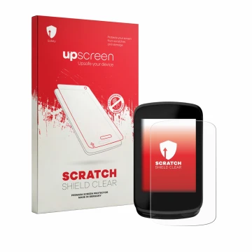 Face avant d’un emballage produit avec le logo de la marque upscreen. À côté, l’appareil Magene C606 V2 est représenté avec la