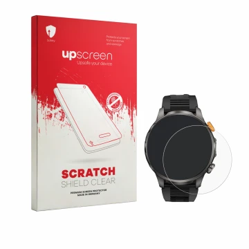 Face avant d’un emballage produit avec le logo de la marque upscreen. À côté, l’appareil Banlvs AK90 1.91