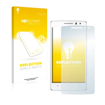 Face avant d’un emballage produit avec le logo de la marque upscreen. À côté, l’appareil THL 2015 est représenté avec la prote