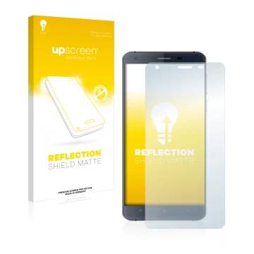 Face avant d’un emballage produit avec le logo de la marque upscreen. À côté, l’appareil Oukitel K6000 est représenté avec la 