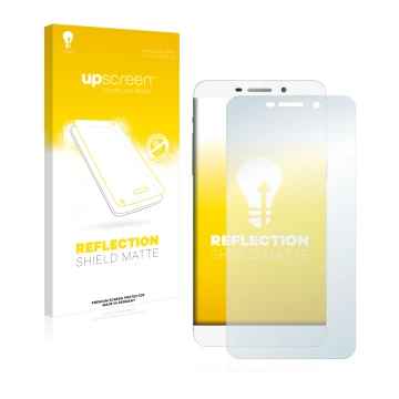 Face avant d’un emballage produit avec le logo de la marque upscreen. À côté, l’appareil LeTV Le 1 Pro X800 est représenté ave