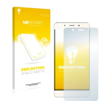 Face avant d’un emballage produit avec le logo de la marque upscreen. À côté, l’appareil Hisense C1 est représenté avec la pro