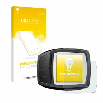 Face avant d’un emballage produit avec le logo de la marque upscreen. À côté, l’appareil Bosch Purion est représenté avec la p