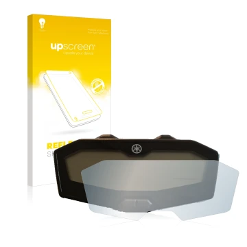 Face avant d’un emballage produit avec le logo de la marque upscreen. À côté, l’appareil Yamaha MT-07 2018-2020 est représenté