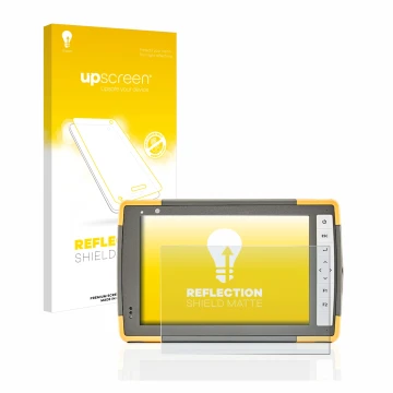 Face avant d’un emballage produit avec le logo de la marque upscreen. À côté, l’appareil Topcon FC-5000 est représenté avec la