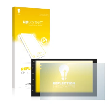 Face avant d’un emballage produit avec le logo de la marque upscreen. À côté, l’appareil Phonocar MediaStation 2Din est représ