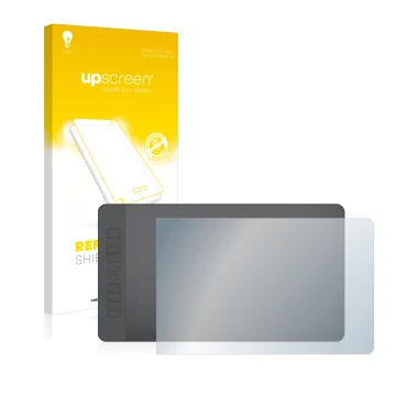 Face avant d’un emballage produit avec le logo de la marque upscreen. À côté, l’appareil Gaomon PD1560 est représenté avec la 