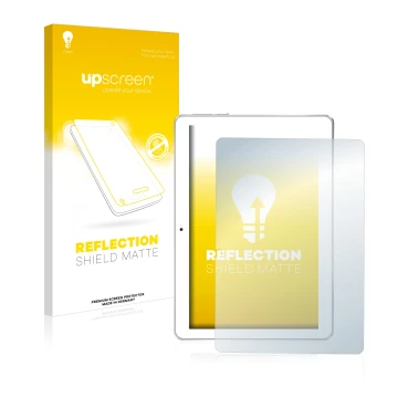 Face avant d’un emballage produit avec le logo de la marque upscreen. À côté, l’appareil Toscido X104 10