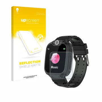 Face avant d’un emballage produit avec le logo de la marque upscreen. À côté, l’appareil Auburet ETX001 est représenté avec la