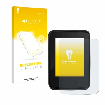 Face avant d’un emballage produit avec le logo de la marque upscreen. À côté, l’appareil Giant RideDash Evo est représenté ave