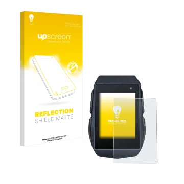 Face avant d’un emballage produit avec le logo de la marque upscreen. À côté, l’appareil Sigma ROX 11.1 Evo est représenté ave