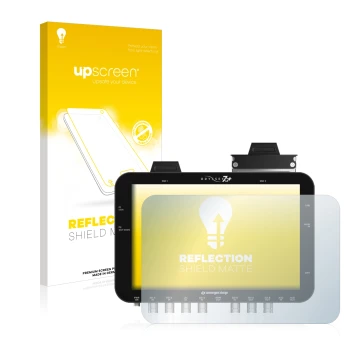 Face avant d’un emballage produit avec le logo de la marque upscreen. À côté, l’appareil Convergent Design Odyssey 7Q+ est rep