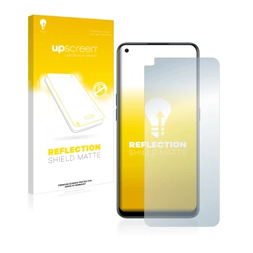 Face avant d’un emballage produit avec le logo de la marque upscreen. À côté, l’appareil OnePlus Nord CE 2 5G est représenté a