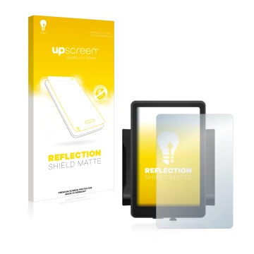 Face avant d’un emballage produit avec le logo de la marque upscreen. À côté, l’appareil Bafang 860c est représenté avec la pr