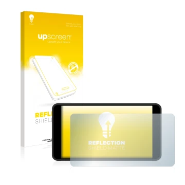 Face avant d’un emballage produit avec le logo de la marque upscreen. À côté, l’appareil Portkeys PT5 II est représenté avec l