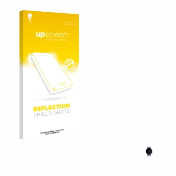 Face avant d’un emballage produit avec le logo de la marque upscreen. À côté, l’appareil Samsung Galaxy Watch 5 (40mm) est rep