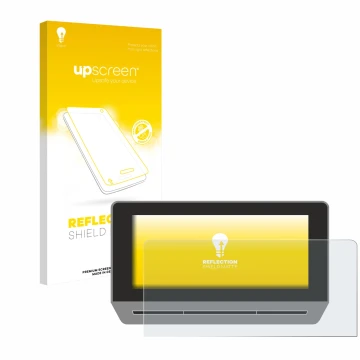 Face avant d’un emballage produit avec le logo de la marque upscreen. À côté, l’appareil Seat Leon Cupra KL 2022 10