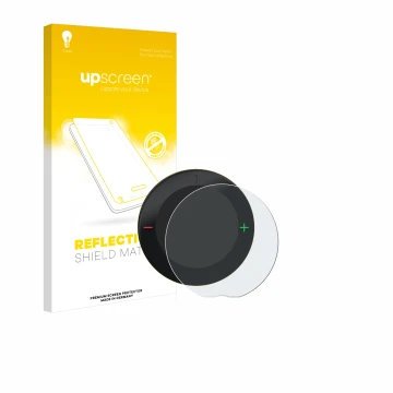 Face avant d’un emballage produit avec le logo de la marque upscreen. À côté, l’appareil Beeline Velo 2 est représenté avec la