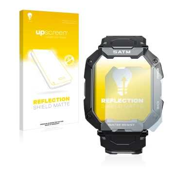 Face avant d’un emballage produit avec le logo de la marque upscreen. À côté, l’appareil Bengux C20 est représenté avec la pro