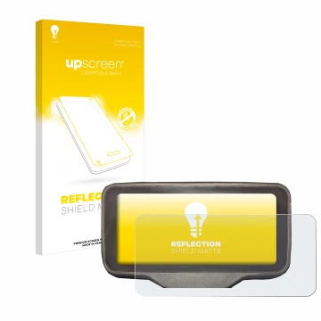 Face avant d’un emballage produit avec le logo de la marque upscreen. À côté, l’appareil Horwin SK3 est représenté avec la pro