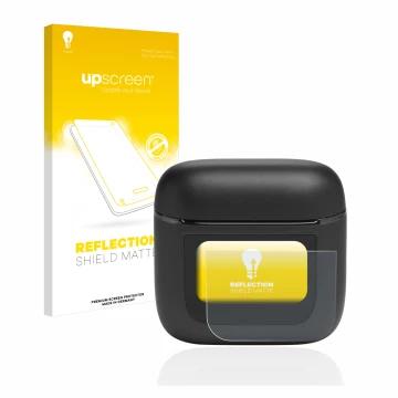 Face avant d’un emballage produit avec le logo de la marque upscreen. À côté, l’appareil JBL Tour Pro 2 est représenté avec la