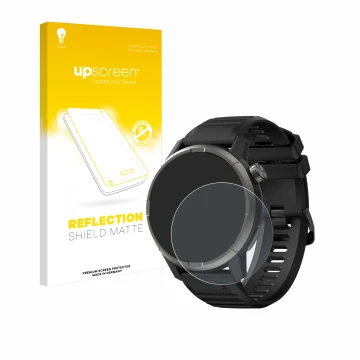 Face avant d’un emballage produit avec le logo de la marque upscreen. À côté, l’appareil Kiprun GPS 900 by Coros est représent