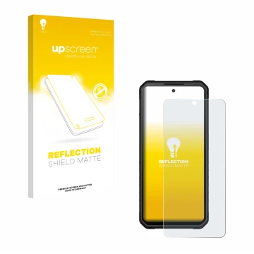 Face avant d’un emballage produit avec le logo de la marque upscreen. À côté, l’appareil iiiF150 Raptor est représenté avec la